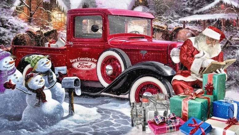 Santa with Model T
